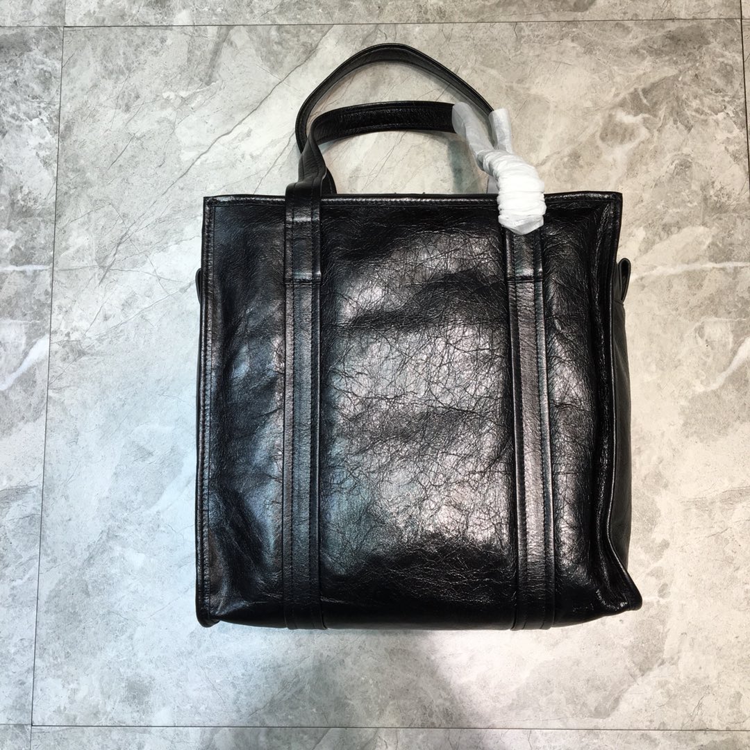 Balenciaga Bazar Medium Handbag Shopping Bag Black